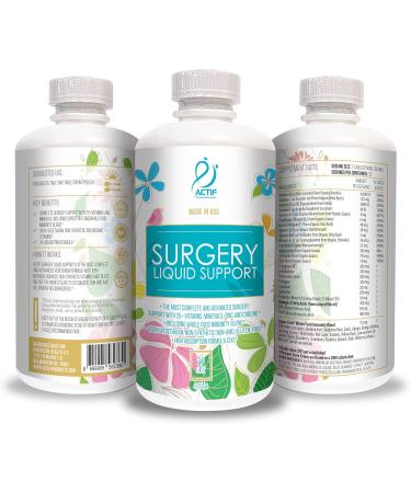 ACTIF Surgery Recovery Supplement with 20+ Advanced Factors and Omega-3 Non GMO Made in USA 32 Ounces - Buy Online on GoSupps.com