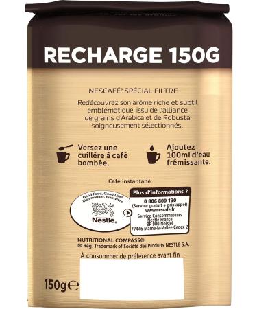  Nescaf Nescaf Special Filter Original Recipe Instant Coffee 150g Refill - Buy Online on GoSupps.com