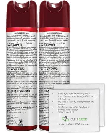 Repel Tick Defense Aerosol Spray 6.5oz (2 Pack) + Bonus Moist Towelettes & Wipes - Buy Online on GoSupps.com