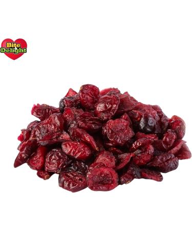 Bite & Delight 8kg Dried Cranberries - Fresh Dried Fruit Low Sugar Tangy Reusable Tin Dried Cranberries Healthy Snack - Buy Online on GoSupps.com