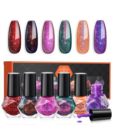 Modelones Gel Nail Polish Set Milky White 006