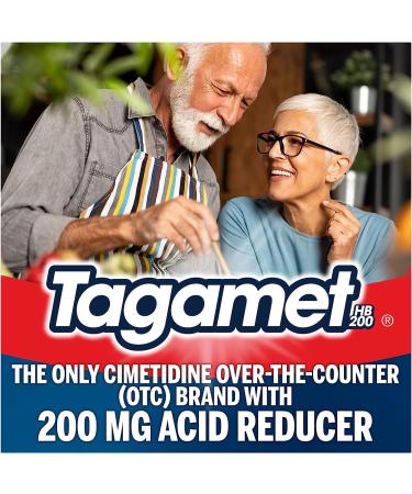 Tagamet HB 200mg Cimetidine Acid Reducer - 70 Count Heartburn Relief Tablets - Buy Online on GoSupps.com