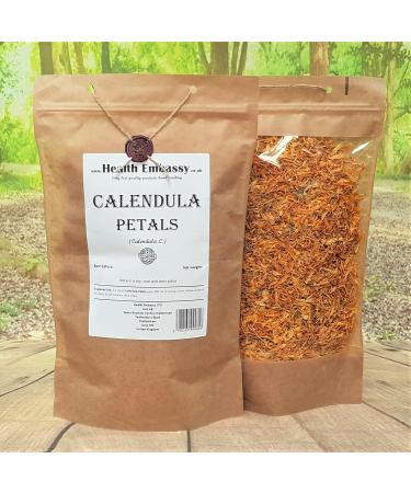 Health Embassy Calendula Petals Tea | Calendula P tales Tisane | Calendula L | Marigold Loose Herbal Tea (25g) - Buy Online on GoSupps.com