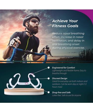 Nasal Sports Breathing Aid - Improve Athletic Performance with Nasal Dilator for Enhanced Airflow - Buy Online on GoSupps.com