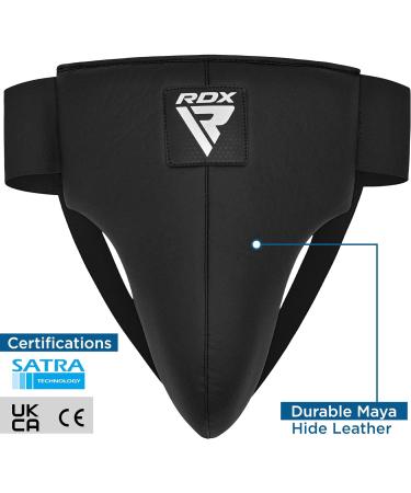 RDX Deep Protection Men s Martial Arts Groin Guard - Approved Satra Maya Hide Leather for MMA Kickboxing Taekwondo and Muay Thai | Ultimate Testicular & Abdomen Protection - Buy Online on GoSupps.com