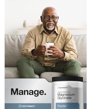 Horb ach Magnesium Glycinate Powder | 1 lb | Lemon Flavored | Superior Absorption | Non-GMO & Gluten Free - Buy Online on GoSupps.com