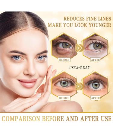 60 Pcs 24K Gold Under Eye Patches - Anti-Aging Hydrogel Masks for Dark Circles & Puffiness - Buy Online on GoSupps.com