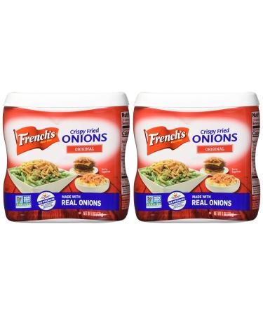 French's Original Crispy Fried Onions 6 oz (Pack of 2) - Certified Kosher, Made in the USA - Buy Online on GoSupps.com