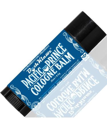 Pacific Prince Travel Solid Cologne Balm - Fresh Midnight Ocean Breeze Aquatic Scent Alchohol Free Travel Size Pocket Cologne Stick Fragrance Gift for Men 0.15 Ounce (Pack of 1) Pacific
