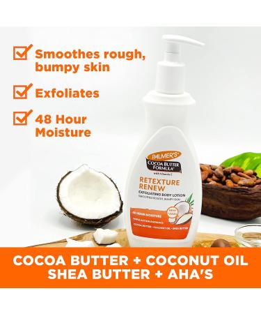 Palmer s Cocoa Butter Retexture & Renew Exfoliating Body Lotion - Buy Online on GoSupps.com