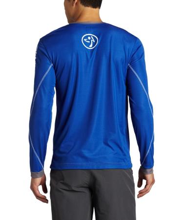 Zumba Fitness Men's Logo Long Sleeve Shirt - X-Large Navy | Superior Comfort & Style - Buy Online on GoSupps.com