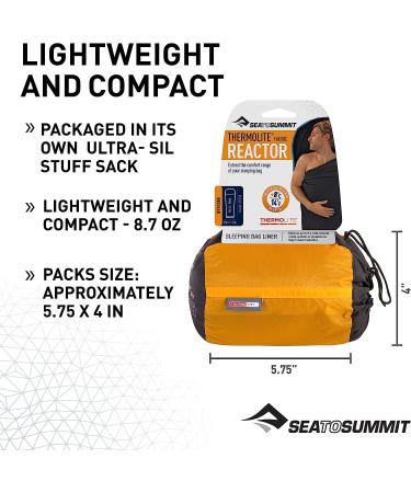 Sea to Summit Reactor Insulated Sleeping Bag Liner Regular - 83 X 35 - Buy Online on GoSupps.com