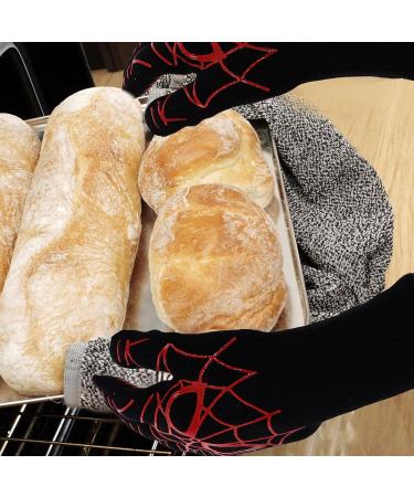 Buy Heat Resistant BBQ Gloves - Fireproof Oven Mitts for Grilling & Cooking | Insulated Kitchen Glove | 1pc - Buy Online on GoSupps.com