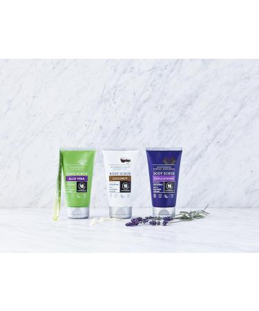 Urtekram Aloe Vera Body Scrub Organic - Gel-to-Milk Effect 150ml | Gentle Exfoliating Scrub for Glowing Skin - International Shipping Available - Buy Online on GoSupps.com