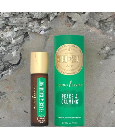 Young Living Peace & Calming Essential Oil Roll-On - 10ml Uplifting Citrus & Calming Floral Blend - Blue Tansy Orange Tangerine Patchouli Ylang Ylang - Buy Online on GoSupps.com