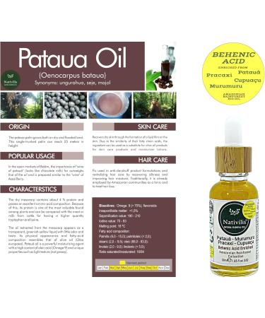 Nativilis capillary emollient reconstructor - hair repair treatment enriched from 04 Amazonian Rainforest Bio Oil - Patua Pracaxi Murumuru Cupuacu - boosts hydration levels reducing frizz - Copaiba - Buy Online on GoSupps.com