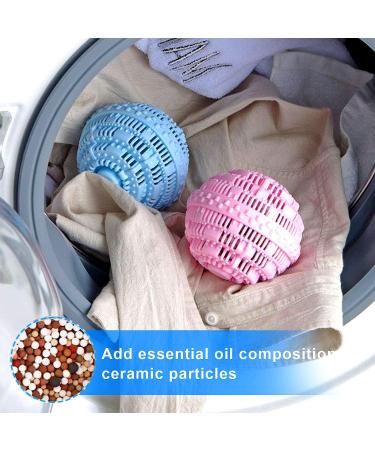 WELLXUNK Super Laundry Washing Ball All Natural Detergent Alternative Washing Balls for Washing Machine Eco Friendly Reusable 1000 Washes for Easy to Use Clean & Soften Clothes Wash Ball - Buy Online on GoSupps.com