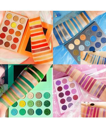 15-Shade Purple Eyeshadow Palette | Highly Pigmented Matte & Glitter Shades | Long-Lasting, Waterproof Makeup for Women - Buy Online on GoSupps.com