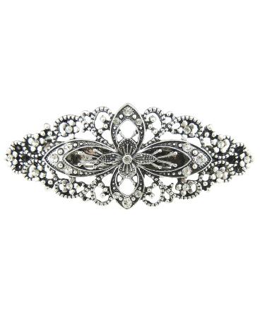 Vintage metal hair clamping 8 cm