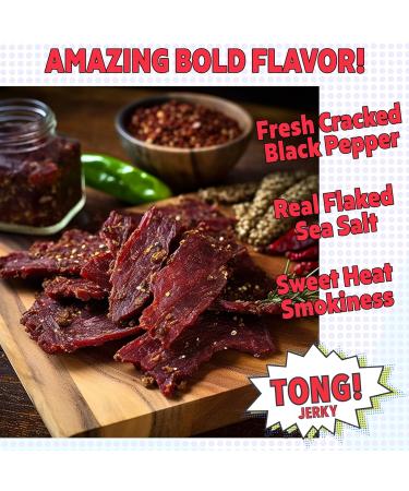 Tong Jerky Gift Box (12 Bag Ultra Box) - Buy Online on GoSupps.com