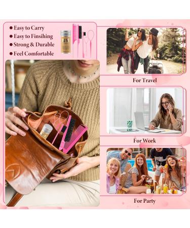 Hair Wax Stick Set for Flyaways - Trendy Styling Tools for Women Girls & Teens | Perfect Christmas & Birthday Gifts - Pink - Buy Online on GoSupps.com