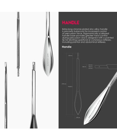 MDF Professional-Grade Taylor 2.0 Neuro Hammer - Free-Parts-for-Life - Black (MDF505XL-11) - Buy Online on GoSupps.com