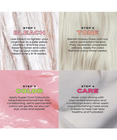 Bleach London Rose Conditioner - Color Toning & Preserving | Vegan & Cruelty-Free 8.45 fl oz - Buy Online on GoSupps.com