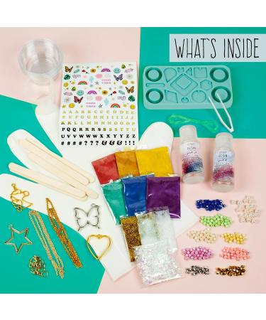 STMT D.I.Y. Resin Jewelry Studio Kit | Create Necklaces, Bracelets & More | All-in-One Resin Jewelry Making Kit with Molds | Fun & Easy Gift for Teen Girls 14 - Buy Online on GoSupps.com