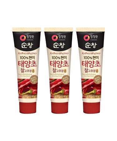 Chung-Jung-One Taeyangcho Red Chili Paste Gold Tube (3 Pack, 2.11 Oz) - Authentic Korean Flavor - Buy Online on GoSupps.com