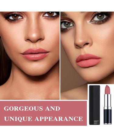 Matte Nude Lipstick & Velvet Lip Gloss Set - Long Lasting Nourishing Makeup Gifts for Women - Buy Online on GoSupps.com
