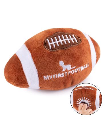 Plush Baby Football Rattle | Learning Content | Great Gift for Baby and Toddler Girls or Boys | 0-36 Months