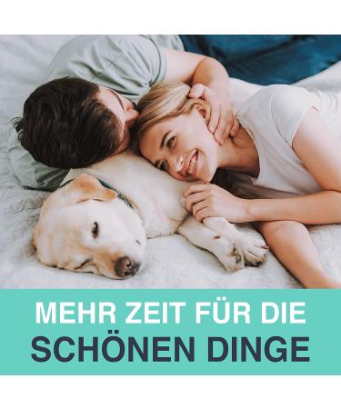 Tierheld Animal Hair Remover - Reusable Lint Roller for Clothing Sofa & Car | Cat & Dog Hair Brush in Ocean Blue - Buy Online on GoSupps.com