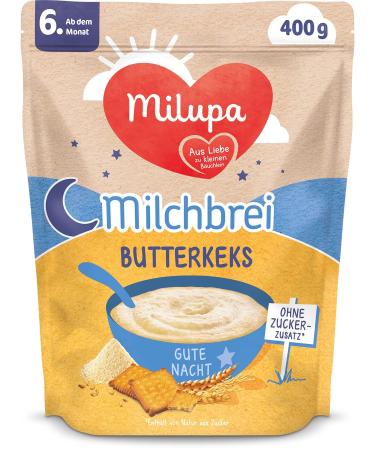 Milupa Milk Porridge Butter Biscuit Baby Porridge from 6 months