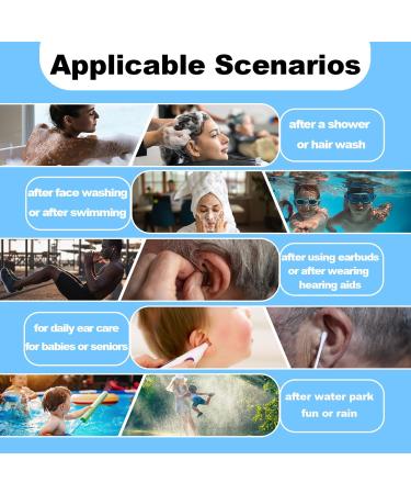 Ear Dryer for Swimmers & Kids Rechargeable Electric Ear Drying Device for Water Removal After Swimming or Shower Warm Air Blower for Wet Ears - Buy Online on GoSupps.com