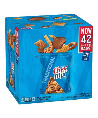 Product of Chex Mix Traditional Snack Mix (42 ct.) - Bulk Savings