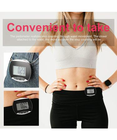 Portable LCD Pedometer for Running and Walking | Step Counter with Calories Burned | Jogging, Hiking, and Running Tracker - Buy Online on GoSupps.com