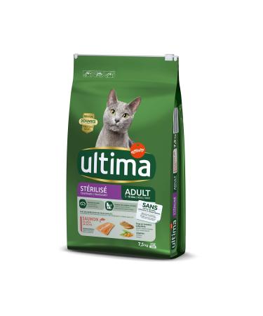 Ultima Sterilized Cat Food with Salmon, 7.5kg