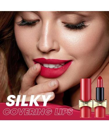 Jolilab 3 Pcs Velvet Matte Lipstick Set - Waterproof Long Lasting High Pigment Nude Lip Makeup for Women & Girls | Non-Stick Moisturizing Lipstick - Buy Online on GoSupps.com