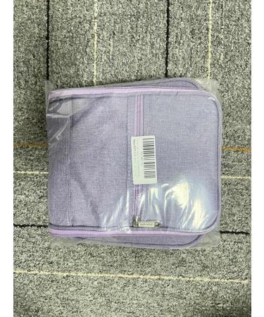 WANDF Large Hanging Toiletry Wash Bag - Purple Organizer for Men and Women | Travel Makeup Cosmetic Case - Buy Online on GoSupps.com