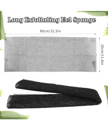 Shop African Bath Sponge - Long Net Exfoliating Body Scrubber for Men & Women - Dead Skin Removal & Skin Smoothing - Buy Online on GoSupps.com