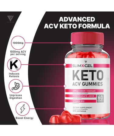 (3 Pack) SlimXcel Keto ACV Gummies SlimXcell Keto Gummies SlimXcel Apple Cider Vinegar Weight Management Support SlimXcel Maximum Strength Vitamin Fat Burner Keto Formula Supplement (180 Gummies) - Buy Online on GoSupps.com