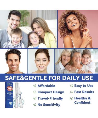 Teeth Whitening Pen (4 Pens) | Fast Results, No Sensitivity | Professional Tooth Whitening Gel Kit for Bright White Smile | Oral Care Stain Remover - Buy Online on GoSupps.com