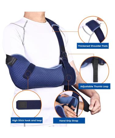 Willcom Arm Loop Shoulder Support - Breathable Medical Arm Loop for Men & Women | Injury Recovery for Elbow Wrist & Broken Arm (Right M) - Buy Online on GoSupps.com