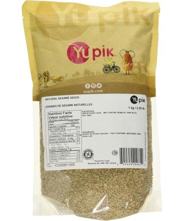 Yupik Organic Brown Flax Seeds Non-GMO Vegan Gluten-Free 1Kg & Sesame Seeds (Natural) 1Kg Brown Flax Seeds + Sesame Seeds (Natural) 1Kg 1 kg (Pack of 1) - Buy Online on GoSupps.com