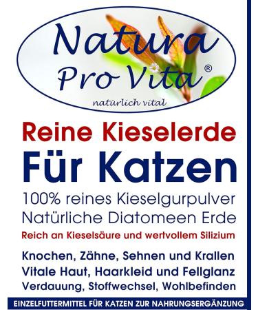Natura Pro Vita Pebble Earth - Natural Silicon Cure & Silica for Cats | Pure Feed Additive for Skin Fur Claws Bones & Digestion | 500g - Buy Online on GoSupps.com