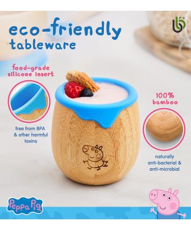 Bamboo Bamboo Peppa Pig Sippy Cup - 150ml Eco-Friendly Toddler Cup with Silicone Drip Rim for Teeth Protection | George Cup - Buy Online on GoSupps.com