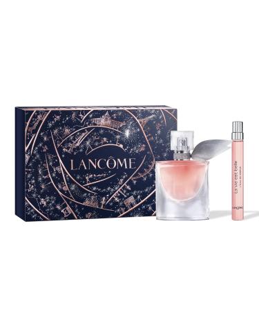 Lanc me La Vie Est Belle Holiday Traveler Perfume Gift Set - Full Size Eau de Parfum 1 Fl Oz Travel size Eau de Parfum 0.34 Fl Oz - Limited Edition