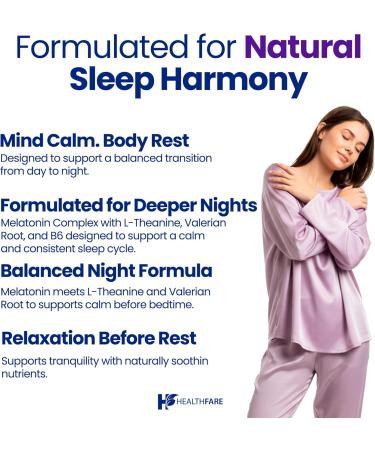 Healthfare Melatonin 20mg | 150 Veg Capsules | Complex with L-Theanine | Valerian Root & Vitamin B6 | Vegetarian Formula | Non-GMO | Gluten-Free | Made in The USA 150 Count (Pack of 1) - Buy Online on GoSupps.com