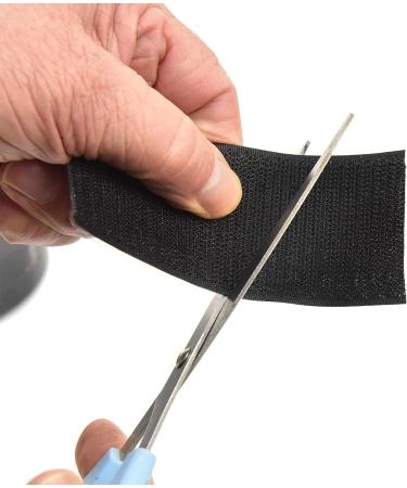 Hook and Loop Tape | Adhesive Roll | Double Sided Heavy Duty | Industrial Strength Strong | Black Strips | Sticky | 2 Inches x 16.5 Feet by Teegan Tapes - Buy Online on GoSupps.com