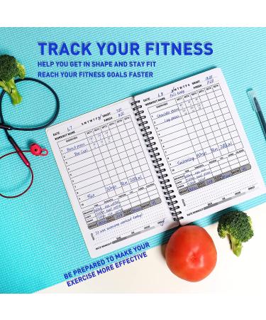 Fitness Journal Workout Log Book - Gym Tracker & Planner for Women & Men - Weight Exercise Training Notebook (Pink) - Buy Online on GoSupps.com